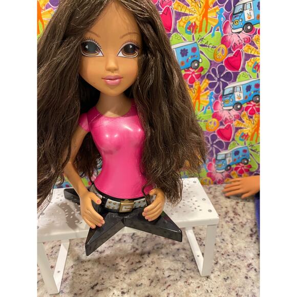 Moxie Girlz Magic Hair Makeover Torso Doll Styling Head Bust - Picture 8 of 8